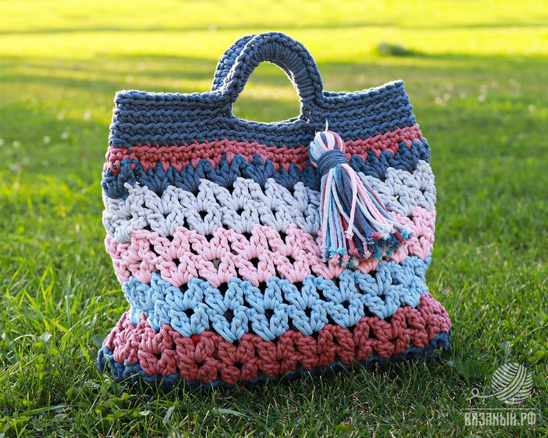 Схемы плетения сумок по макраме