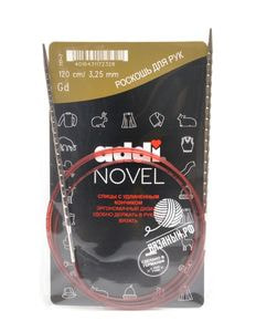 Спицы круговые Addi Novel кубические