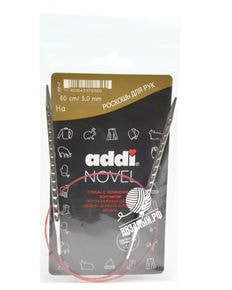 Спицы круговые Addi Novel кубические