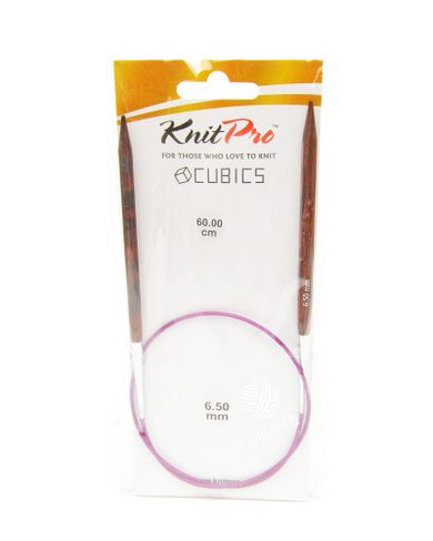 Спицы Knit Pro Круговые спицы Cubics, ламинированная береза,