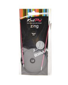 Спицы круговые Zing, алюминий