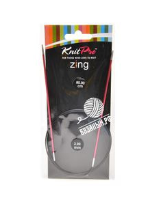 Спицы круговые Zing, алюминий