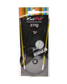 Спицы круговые Zing, алюминий