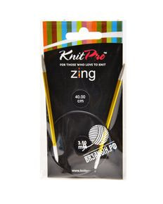 Спицы круговые Zing, алюминий