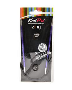 Спицы круговые Zing, алюминий