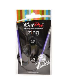 Спицы круговые Zing, алюминий