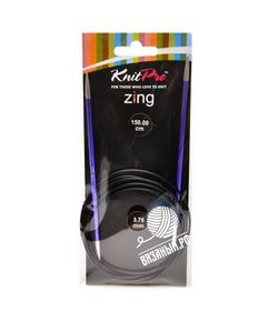 Спицы круговые Zing, алюминий