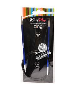 Спицы круговые Zing, алюминий