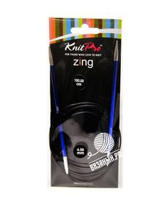 Спицы круговые Zing, алюминий