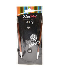 Спицы круговые Zing, алюминий