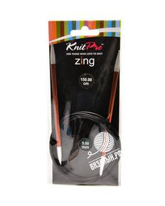 Спицы круговые Zing, алюминий