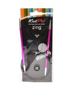 Спицы круговые Zing, алюминий