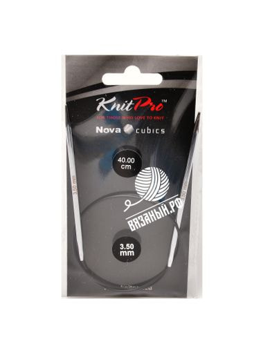 Спицы Knit Pro Спицы круговые Nova Cubics, латунь с гальваническим покрытием