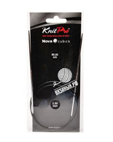 Спицы круговые Nova Cubics, латунь с гальваническим покрытием