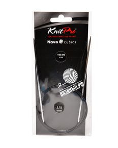 Спицы круговые Nova Cubics, латунь с гальваническим покрытием