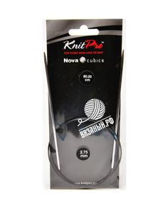 Спицы круговые Nova Cubics, латунь с гальваническим покрытием