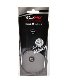 Спицы круговые Nova Cubics, латунь с гальваническим покрытием