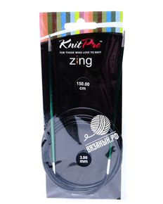 Спицы круговые Zing, алюминий