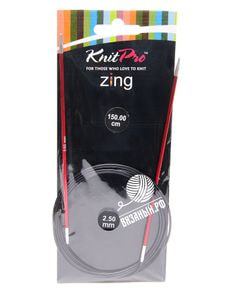 Спицы круговые Zing, алюминий