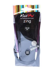 Спицы круговые Zing, алюминий