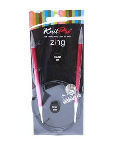 Спицы круговые Zing, алюминий