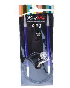 Спицы круговые Zing, алюминий