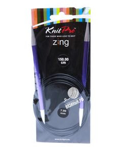 Спицы круговые Zing, алюминий