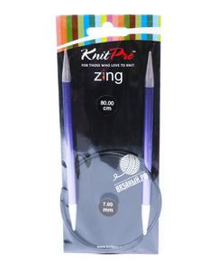 Спицы круговые Zing, алюминий