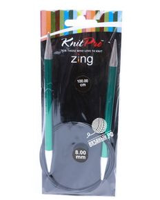 Спицы круговые Zing, алюминий