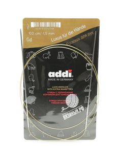 Спицы круговые AddiClassic Lace с удлиненным кончиком