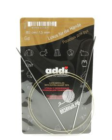 Спицы круговые AddiClassic Lace с удлиненным кончиком