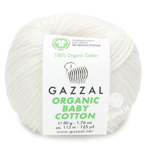 Пряжа Gazzal Organic Baby Cotton