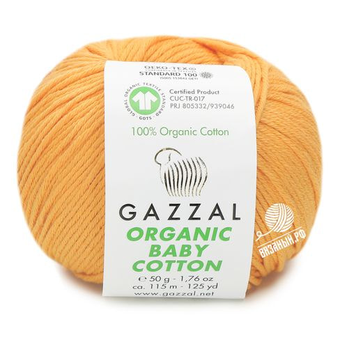 Пряжа Gazzal Organic Baby Cotton