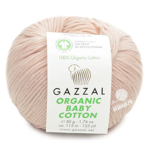 Пряжа Gazzal Organic Baby Cotton