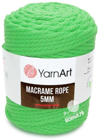 Пряжа YarnArt Macrame Rope 5 Mm