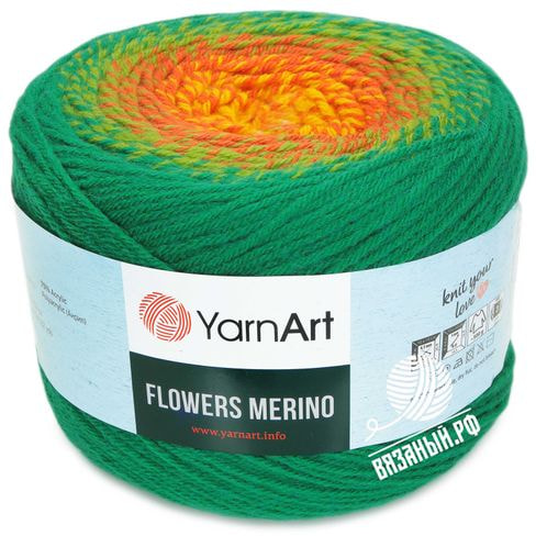 Пряжа YarnArt Flowers Merino