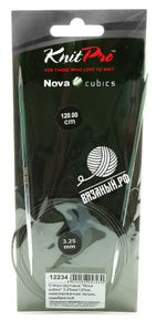 Спицы круговые Nova Cubics, латунь с гальваническим покрытием