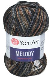 908 (Черный-Медь Меланж)