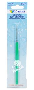 Крючок с прорезиненной ручкой Gamma RCH, 13 см