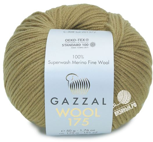 Пряжа Gazzal Wool 175