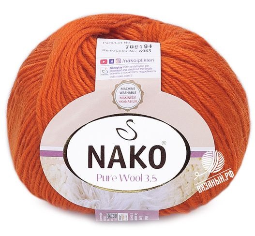 Пряжа Nako Pure Wool 3,5 (50 г.)