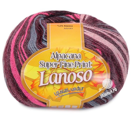 Пряжа Lanoso Alpacana Super Fine Print