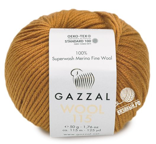 Пряжа Gazzal Wool 115