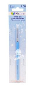 Крючок с прорезиненной ручкой Gamma RCH, 13 см