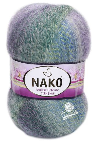 Пряжа Nako Mohair Delicate Colorflow