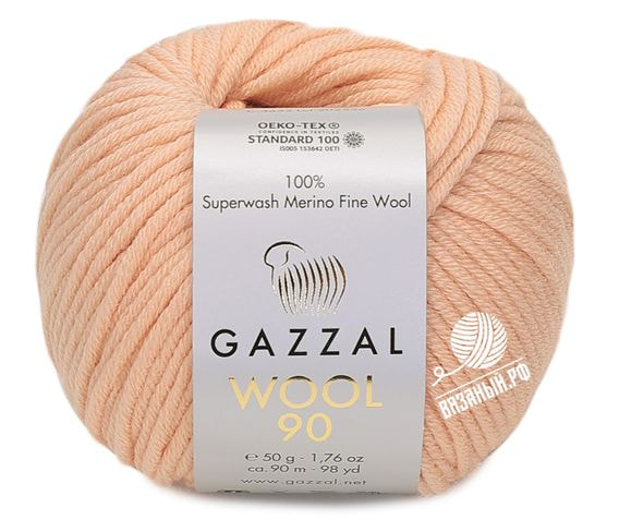 Пряжа Gazzal Wool 90