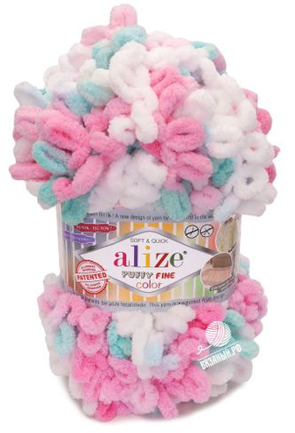 Пряжа Alize Puffy Fine Color