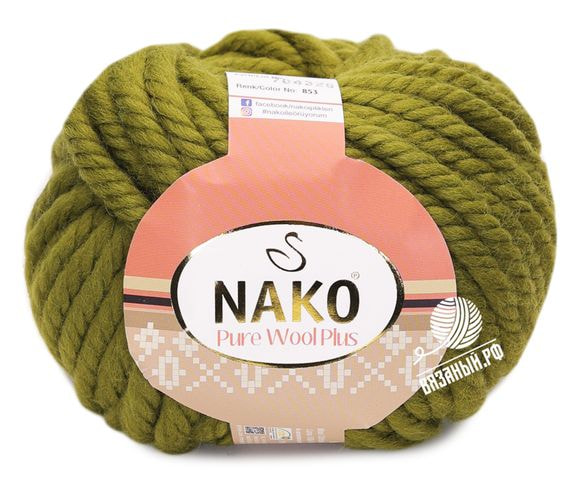 Пряжа Nako Pure Wool Plus