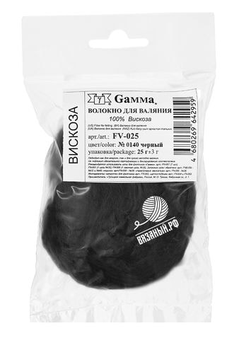 Принадлежности для вязания Gamma Шерсть Gamma FV-25 для валяния, 25 г (Вискоза 100%)