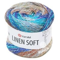 7402 (Фиолетовый-бежевый-бирюзовый)